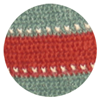Warm striped jacket - фрагмент
