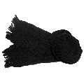 Черные кепка и шарф