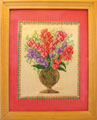 Flower motif, сross-stitch