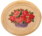 Flower motif, сross-stitch