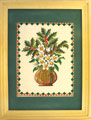 Flower motif, сross-stitch