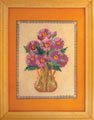 Flower motif, сross-stitch