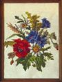 Flower motif, сross-stitch