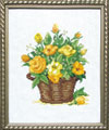 Flower motif, сross-stitch