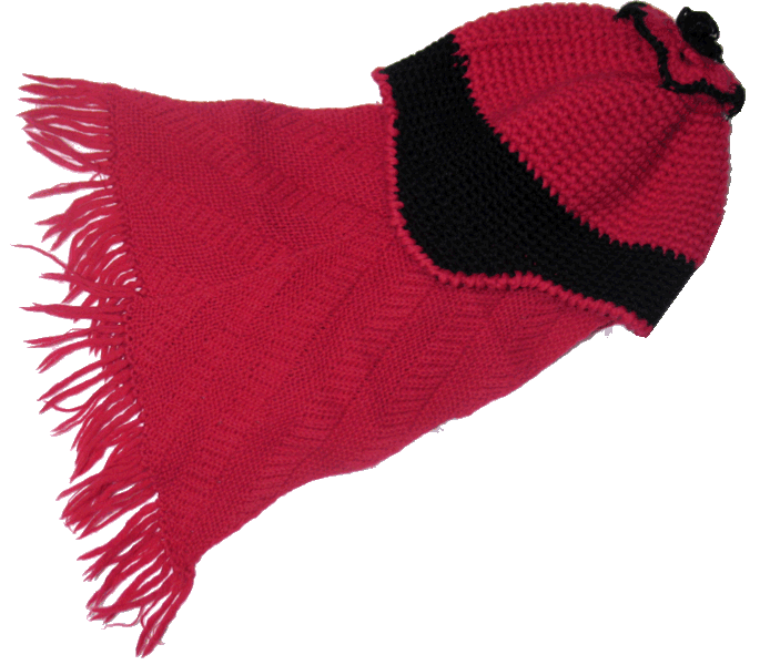 Girl's hat and scarf