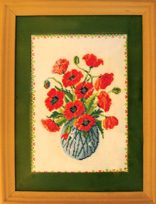 Poppies motif