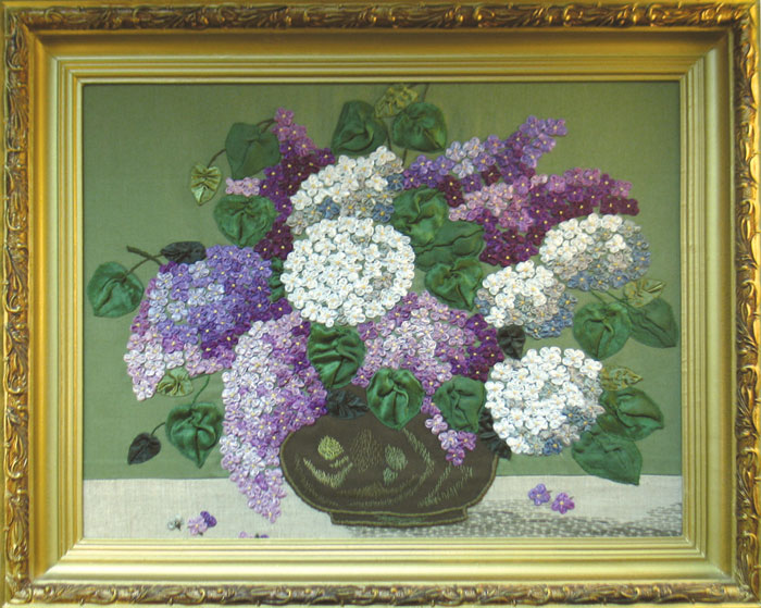 Picture with hydrangea