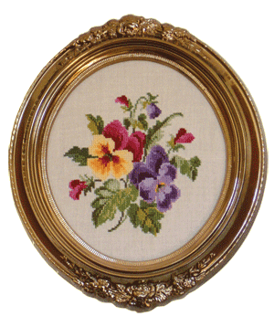 Pansies motif