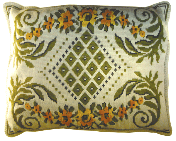 Cushion cover with ornament